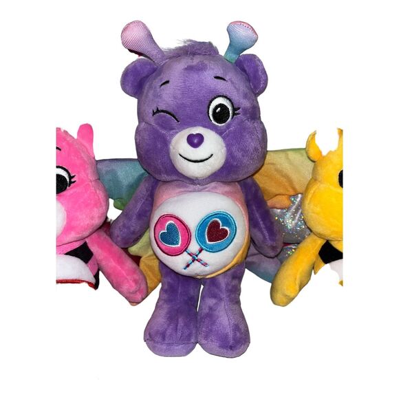 Care Bears 40th Anniversary Exclusive Special Edition Funshine Share Cheer Bears - Picture 3 of 6